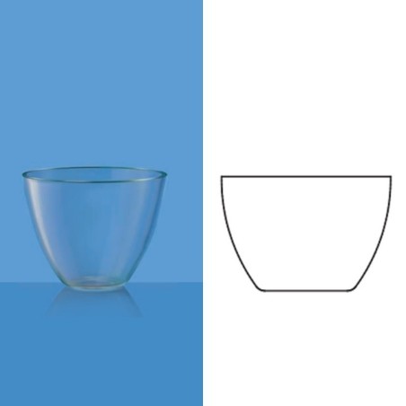 Borosil 80 ml Quartz Crucibles Without Lid 3190015 image-1