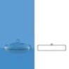 Borosil 3191015 - 80 ml Lids For 3190-Quartz Crucibles