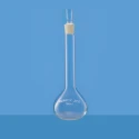  Borosil 500ml Quartz Volumetric Flask I/C Quartz Stopper 5644024 image-2