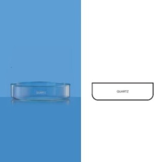 Borosil 14 mm Quartz Circular Capsules 8600Q01 image-1