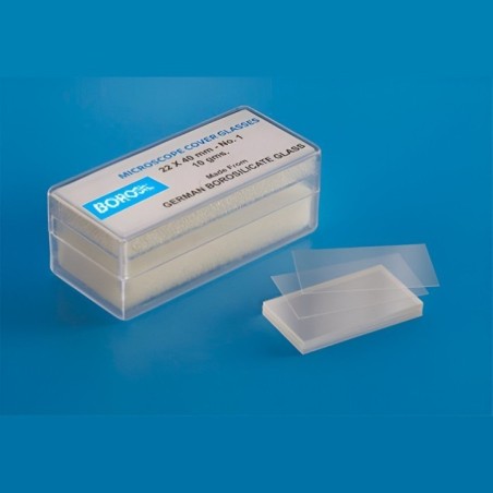 Borosil Rectangular Microscope Cover Glass Pack of 100 9115R03 image-1