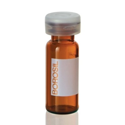 Borosil 2ml Screw HPLC Vial 9mm Screw Top AMBER Vials 2022PNS011 image-1