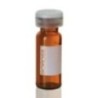Borosil VC02A011PNS011 - 2 ml Screw HPLC Vial & Closure (9mm Screw Top Amber Vial USP Type I) (Pack of 100)