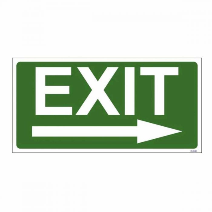 Exit With Arrow Sign-Envmart