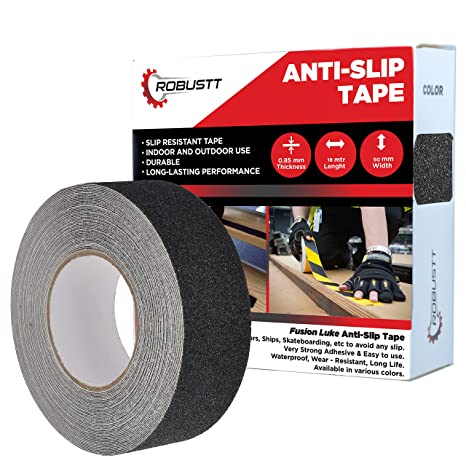 robustt-anti-skid-antislip-18mtr-guaranteed-x50mm-black-fall-resistant-with-pet-material-and-solvent-acrylic-adhesive-tape-for-slippery-floors-pack-of-10