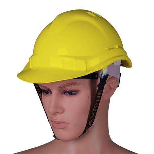 Wind Helmet With Ratchet Yellow (Pack of 10)-Envmart