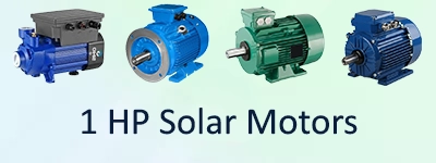 1 HP Solar Motors