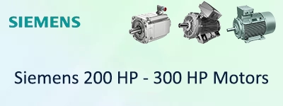 Siemens 200 HP - 300 HP Motors