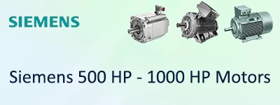 Siemens 500 HP - 1000 HP Motors