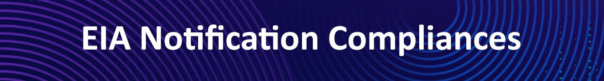 EIA Notification Compliances