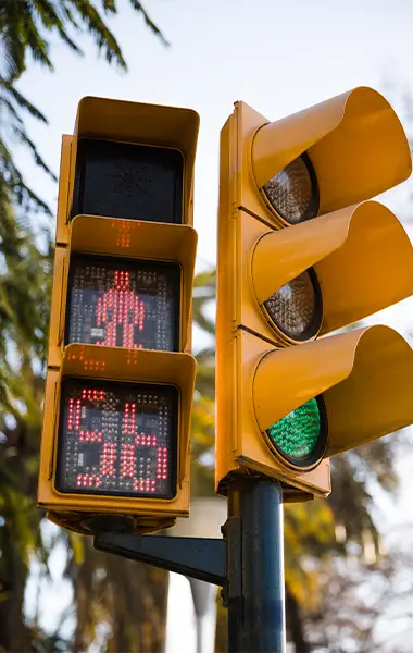 Solar Traffic Light