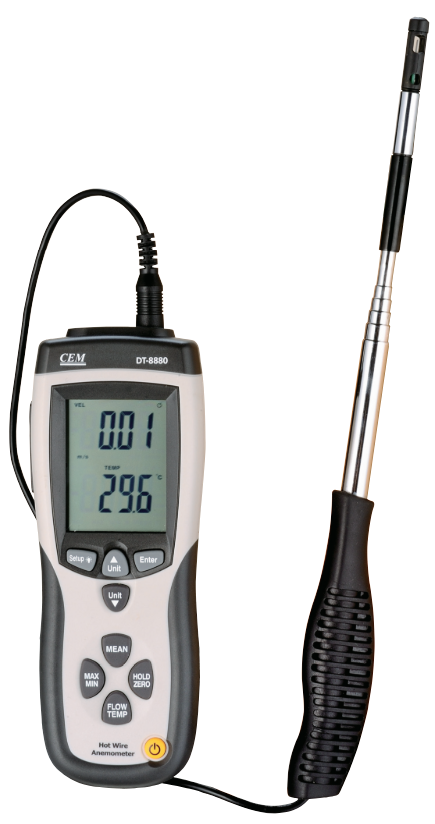 Buy CEM Hot Wire Anemometer DT-8880 At Lowest Prices
