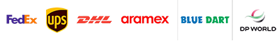 Global Shipping Fedex/UPS/DHL/Aramex/
BlueDart/Delhivery/DP World